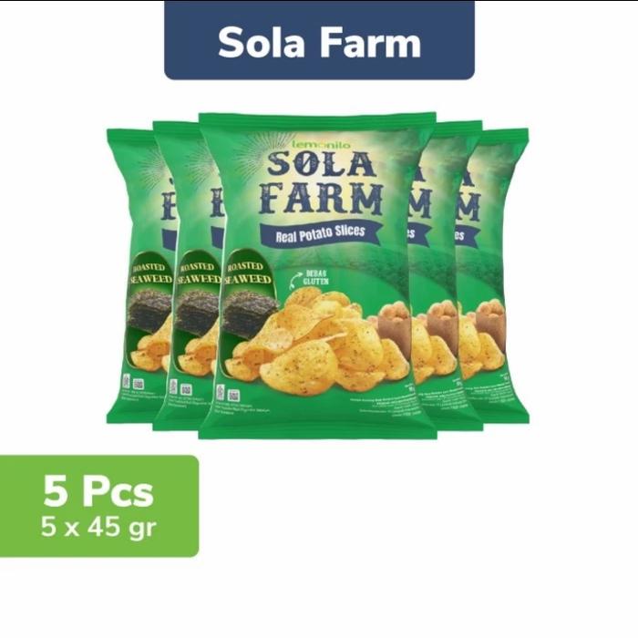 Gambar 5Pcs Lemonilo Sola Farm Keripik Kentang Roasted Seaweed 45g- random dari Javalovelly1 undefined Tokopedia