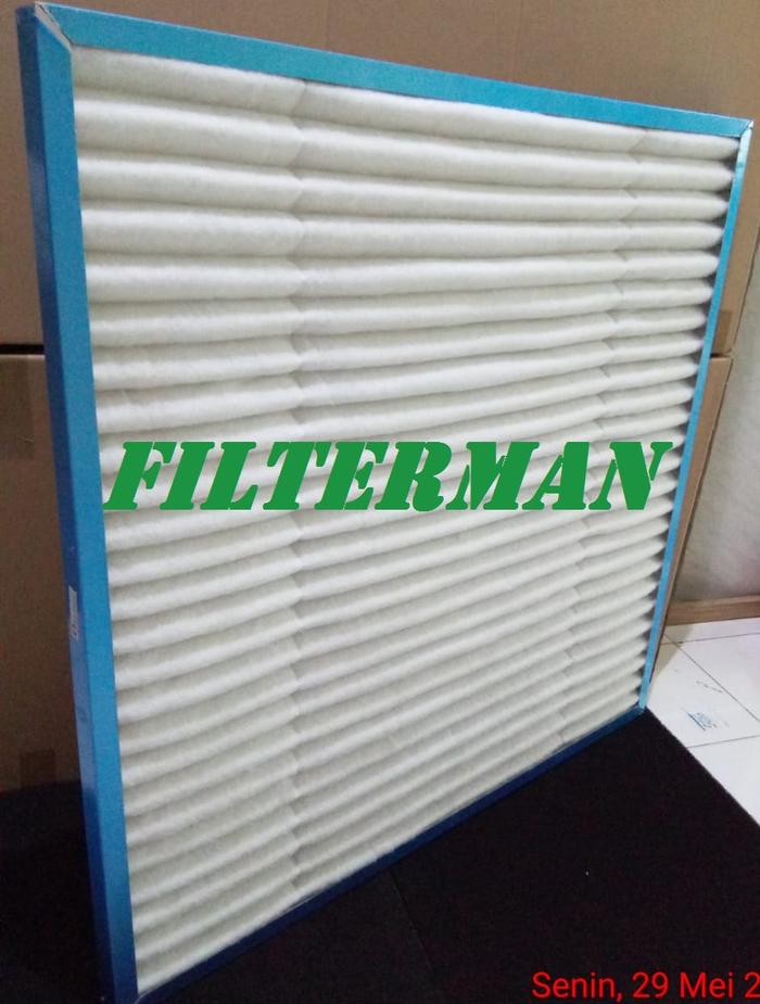 Gambar Saringan Udara AHU FCU HVAC G4 MERV 8 Air Pre Filter Frame Panel 47 mm - 1000x1000x44mm* dari Filterman undefined Tokopedia