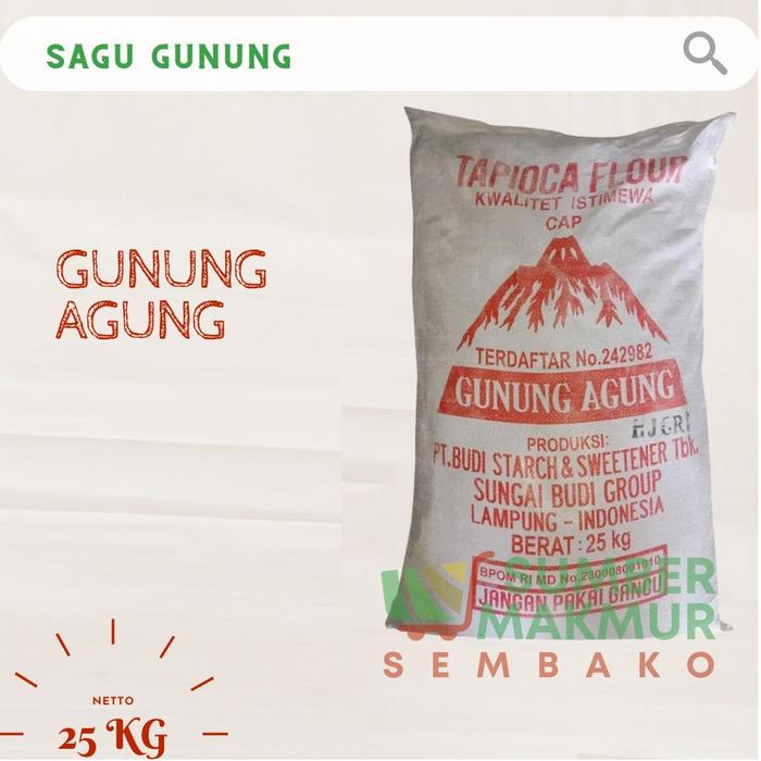 Gambar TEPUNG TAPIOKA CAP GUNUNG AGUNG KARUNG dari SumberMakmurSembako undefined Tokopedia