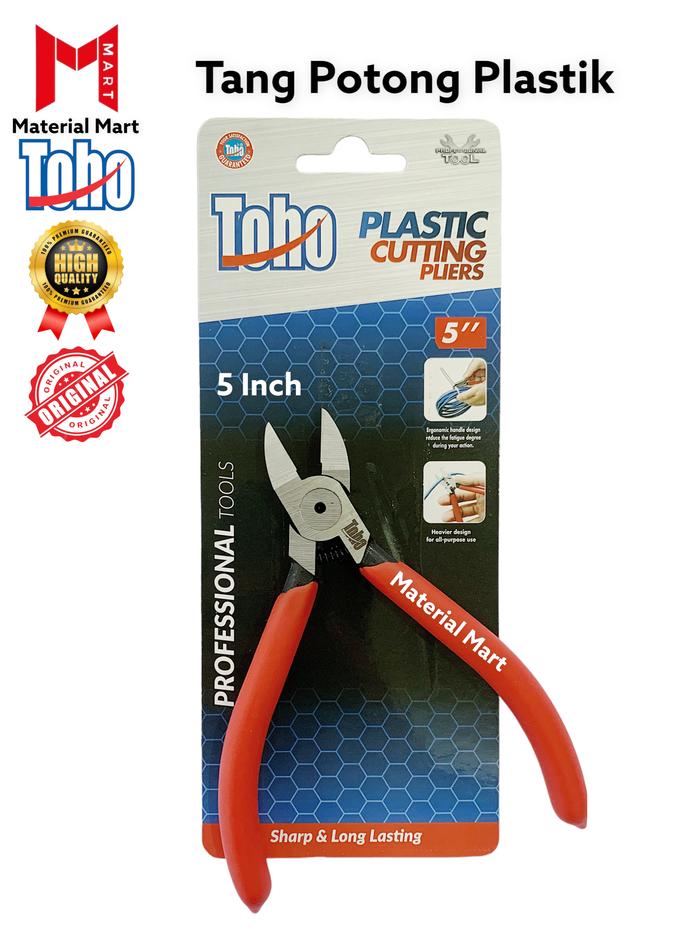 Gambar Tang Potong Plastik Toho 5 Inch |Tang Potong 6 Inch Toho|Cutting Plier - 5 Inch dari Material Mart Indonesia undefined Tokopedia