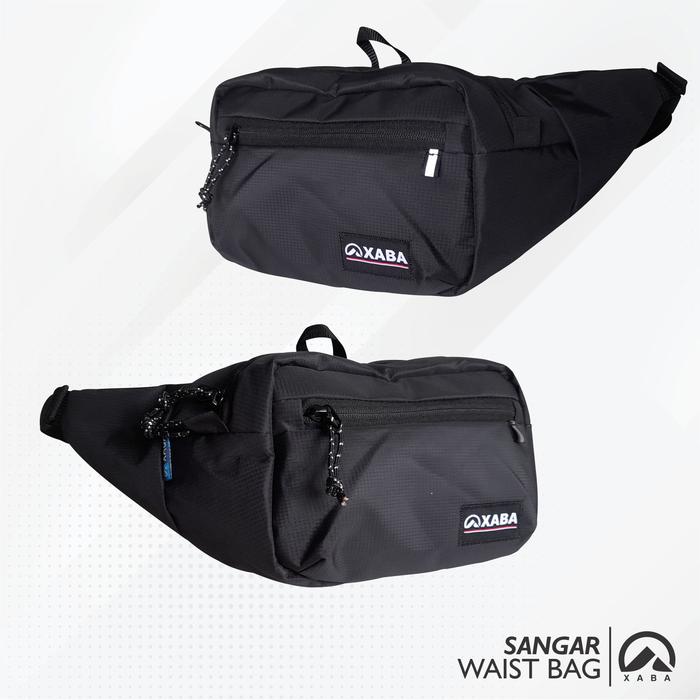 Gambar XABA Waist Bag Sangar - Sling Bag - Tas Selempang - Tas Pinggang - Hitam dari XABA undefined Tokopedia