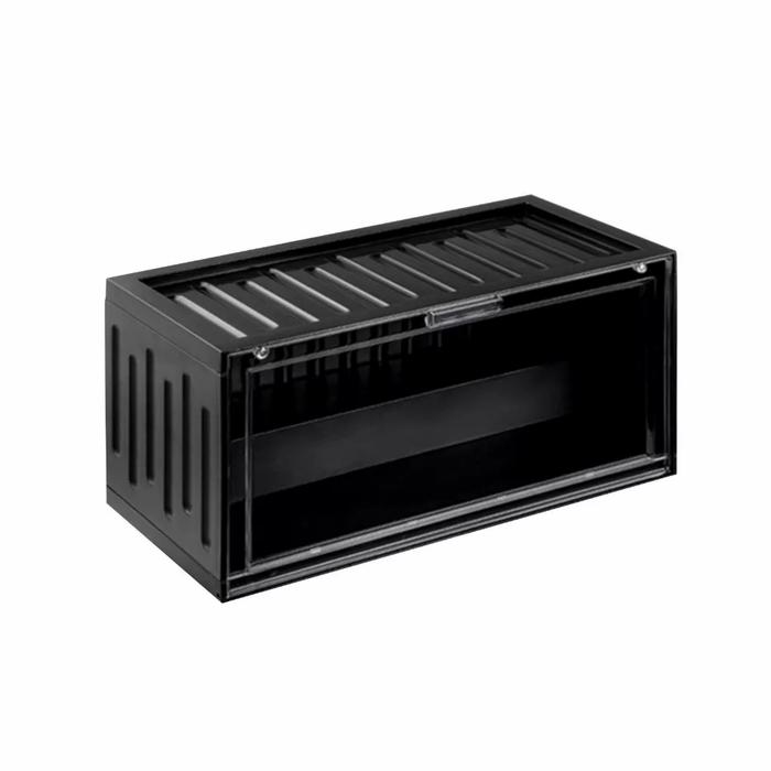 Gambar RAK DISPLAY ACTION FIGURE BOX 2 SUSUN / RAK KOTAK DISPLAY FIGURE - Hitam dari rintisanku undefined Tokopedia