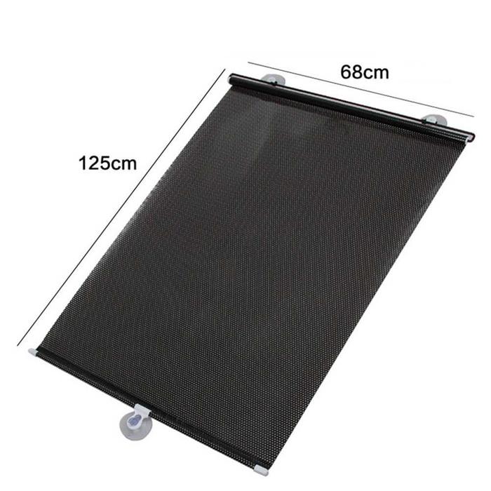Gambar Tirai Penahan Sinar Matahari Roller Blind Curtain 68x125cm - Hitam dari Larisdia undefined Tokopedia