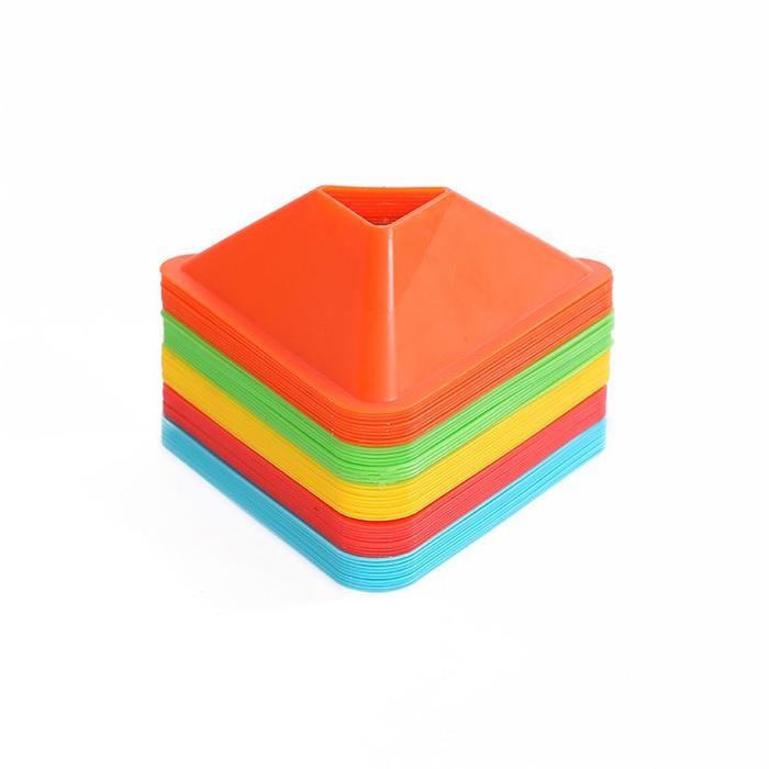 Gambar 12 Pcs Cone Mangkok Sepak Bola Model Segitiga Alat Olahraga Latihan - 12pcs dari Daily-Mall undefined Tokopedia