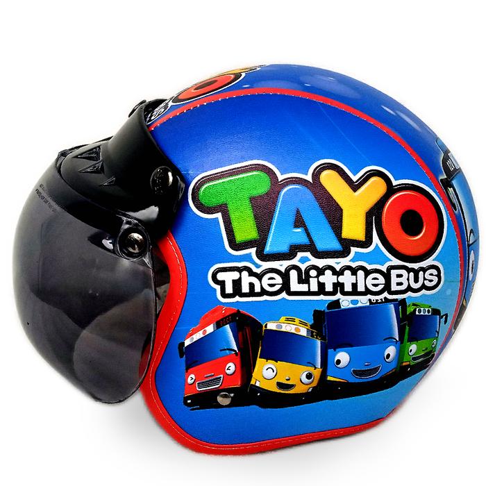 Gambar Helm anak 2-7 tahun Allsize - TAYO dari JBX HELM undefined Tokopedia