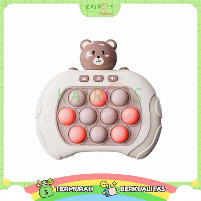 Gambar Pop It Push Bubble Fidget Toy Game Challenge - Bear dari kairos collection_NEW undefined Tokopedia