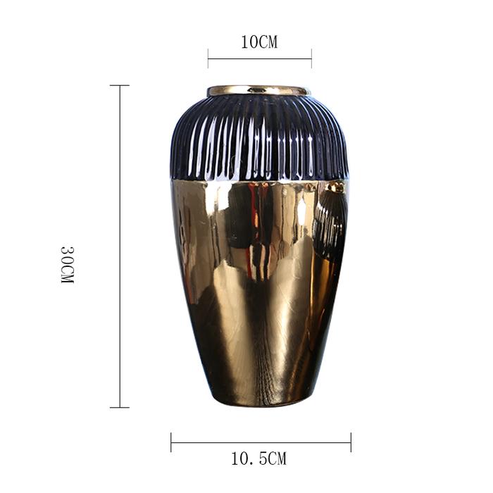 Gambar Vas Bunga Modern Minimalis / Ceramic Ginger Jar Vase EB Home 1378 - 1. Size L dari EB Home Decor & Living undefined Tokopedia