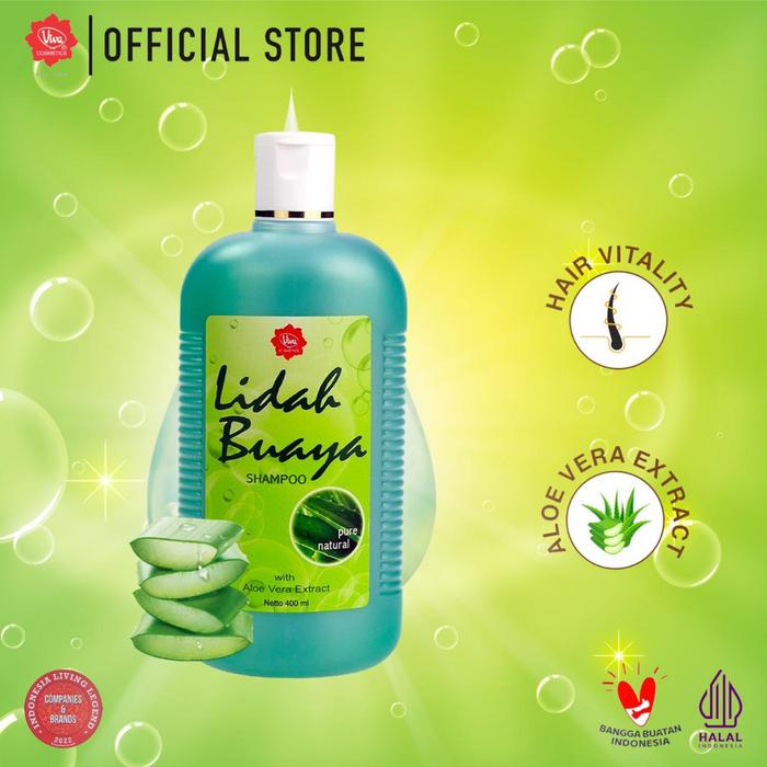 Gambar VIVA Shampoo 400ml – Aloe Vera, Ginseng, Urang Aring | Rambut Sehat, Lembut & Wangi - LidahBuaya, Viva Shmp dari madame fany undefined Tokopedia