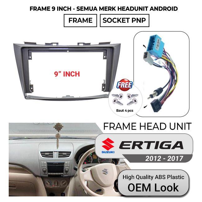 VECHTEL 4G+64G Autoradio Android 15 per Suzuki Swift 2011-2017 Suzuki Ertiga 2012-2017, 9'' In-Cell HD Schermo Tactile co Carplay Android Auto senza Fili GPS Wi-Fi USB Bluetooth Radio FM RDS Camera
