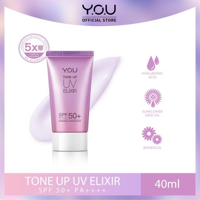 Gambar Y.O.U Triple UV Elixir Sunscreen Gel - YOU Tone Up UV Elixir - Tone Up UV dari Get More Beauty undefined Tokopedia