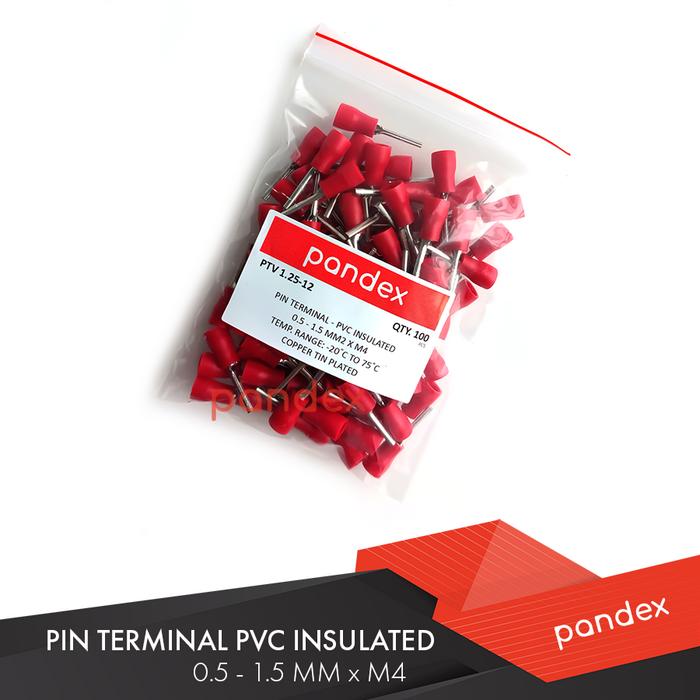 Gambar Pandex Pin terminal Insulated / Scun Pin Cable 1.25mm - 5.5mm - Dia: 0.5-1.5mm dari Pandex Official Store undefined Tokopedia
