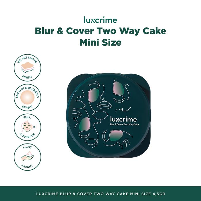 Gambar Luxcrime Blur & Cover Two Way Cake in Buttercream - Mini size 4.5gr dari luxcrime undefined Tokopedia