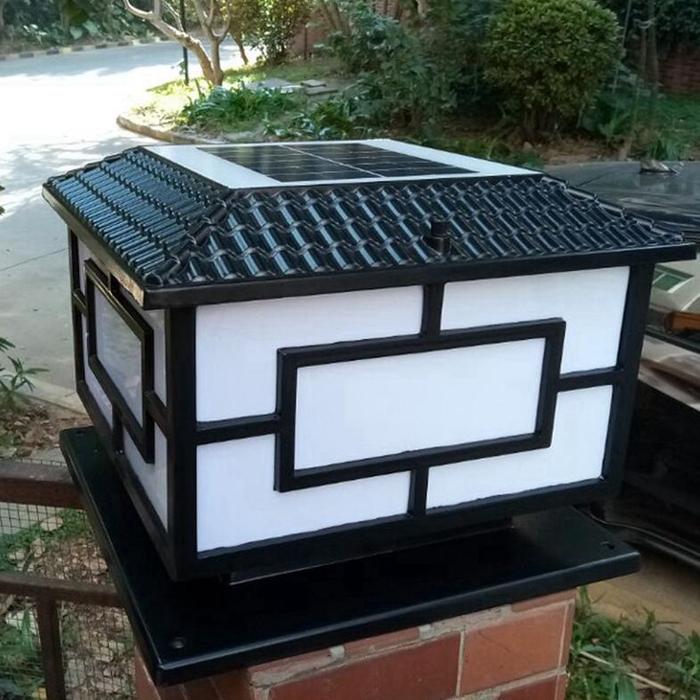 Gambar Diskon Solar Pillar Lamp Led Garden Light tdoor Support Power Supp dari Angka Sembilan undefined Tokopedia