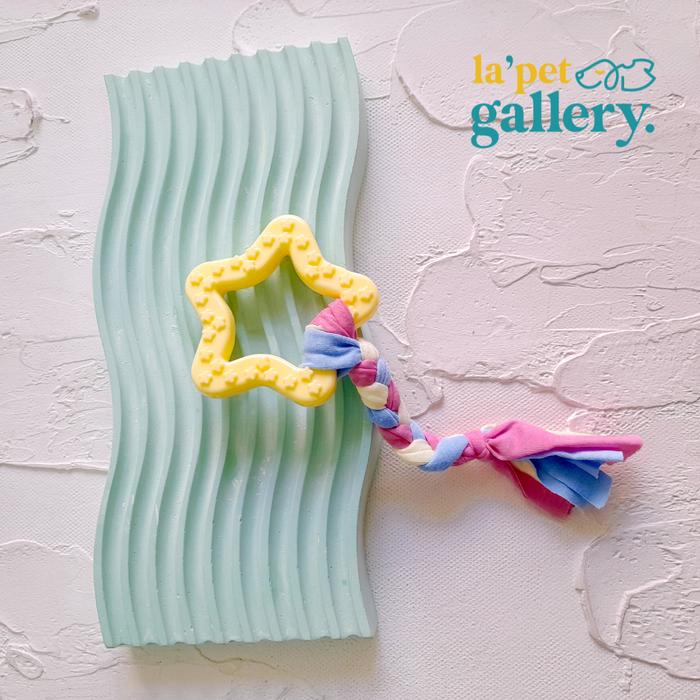 Gambar LAPET Mainan Kucing Anjing Colorfull Star Pigtail - Kuning dari La'Pet Gallery undefined Tokopedia