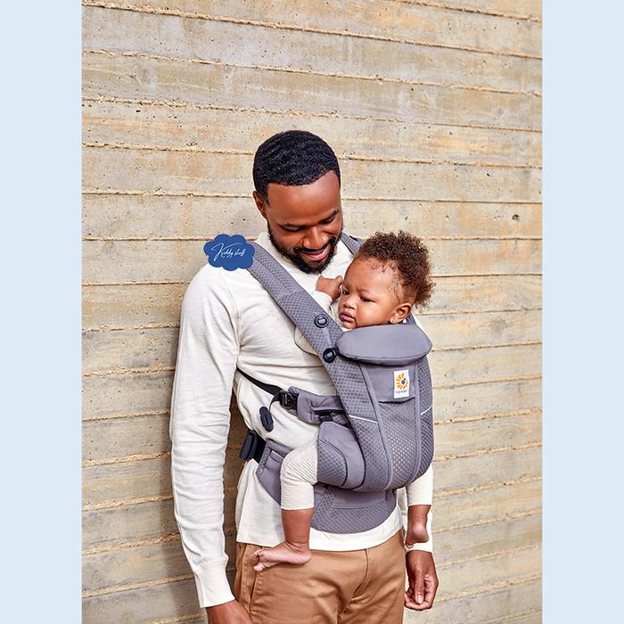 Gambar Ergobaby Omni Breeze - Baby carrier - Gendongan bayi - Graphite grey dari kiddy.stuff undefined Tokopedia