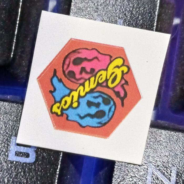 Gambar Beyblade metal fight face bolt logo sticker facebolt custom satuan - gemios dari timegateZ undefined Tokopedia