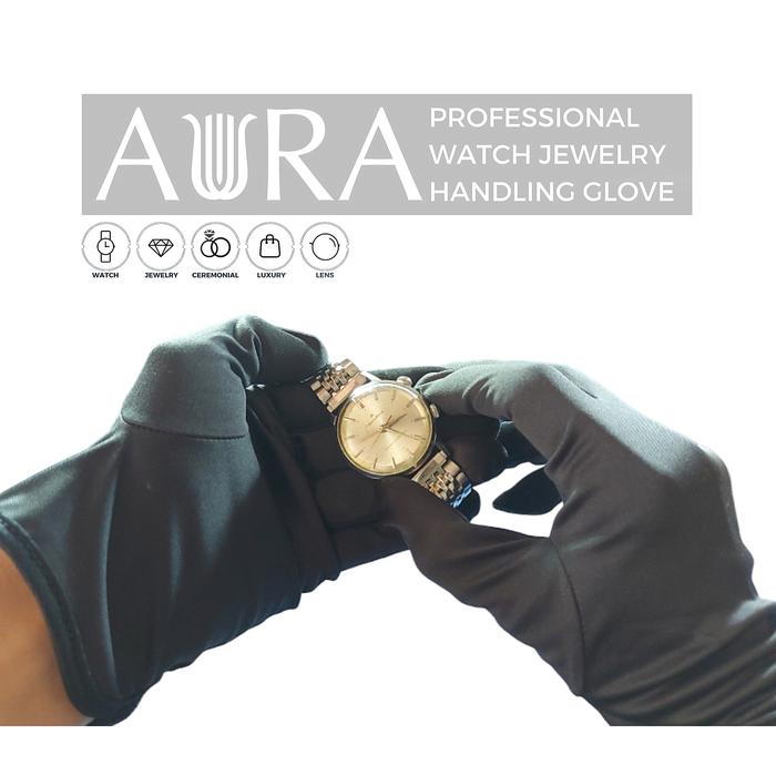 Gambar Sarung tangan microfiber watch jewelry handling glove - Hitam, XL dari piiku undefined Tokopedia