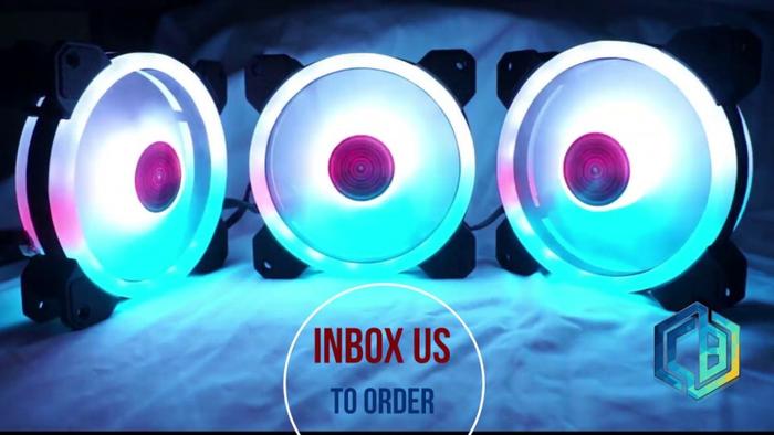 Gambar 3 FAN RGB ARGB Double Ring 12cm inner and Outer Led 6 PIN COOLMOON - 3 FAN dari Samakan Indonesia undefined Tokopedia