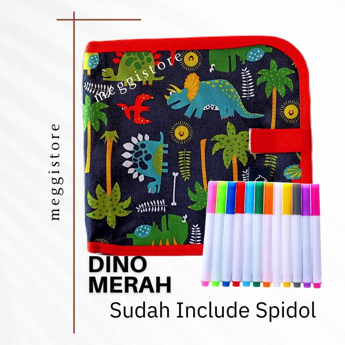 Gambar Mainan Edukasi Anak Perempuan Laki Laki 2 3 4 5 6 Tahun Buku Dihapus - DINO MERAH dari meggistore undefined Tokopedia