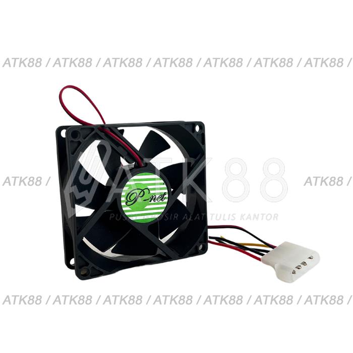 Gambar Kipas Pendingin CPU Fan Cooling Casing 12cm 8cm Hitam / Internal Fan - 8cm dari Pusat Grosir ATK 88 undefined Tokopedia