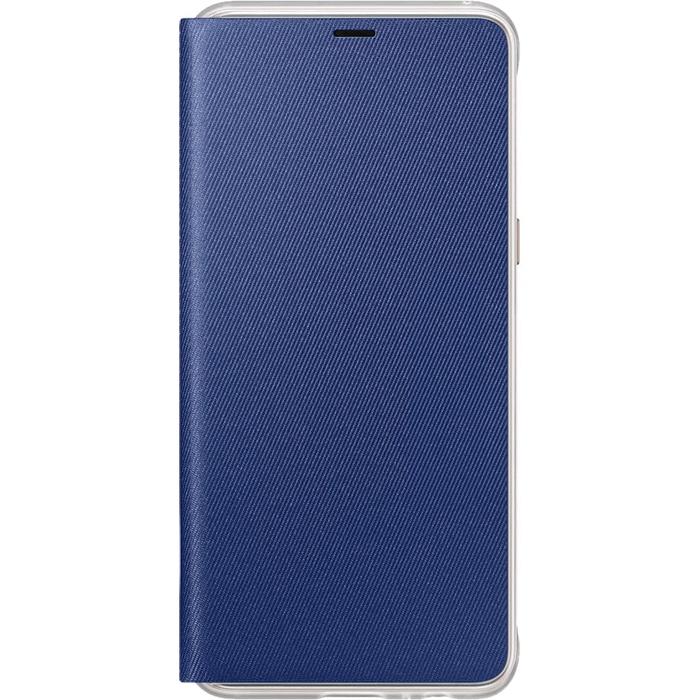 Gambar Neon Flip Cover Case Samsung Galaxy A8 2018 Original Resmi TAM - Blue dari Handphone Murah Jakarta undefined Tokopedia