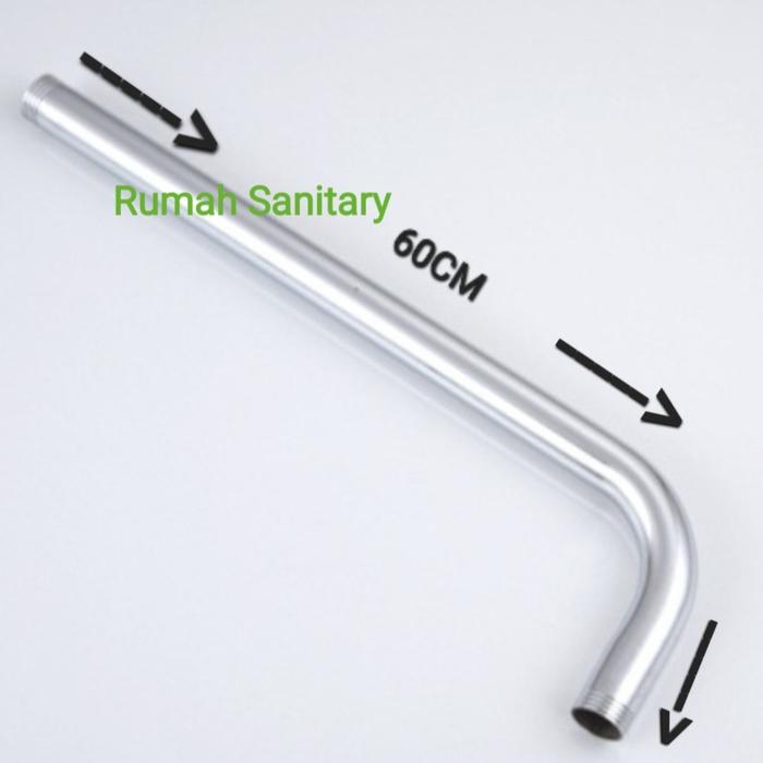 Gambar Pipa Tiang Wall Shower 60 CM Tiang Shower Head Stainless - PIPAWS-60CM dari Rumahsanitary28 undefined Tokopedia