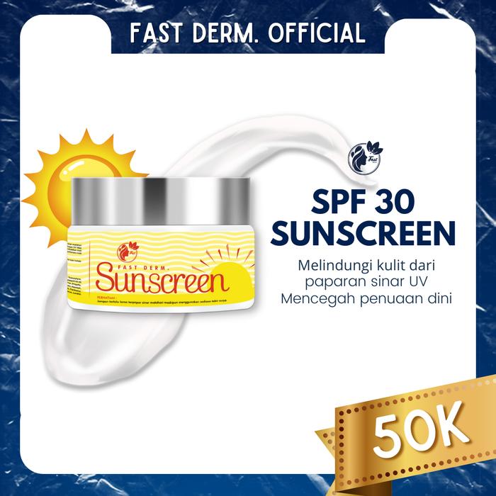 Jual FAST DERM SUNSCREEN SPF 30+ - Kab. Jember - Fast Derm. Official ...