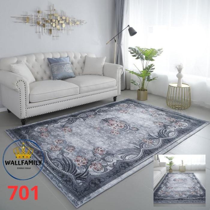 Gambar Karpet Kashmir Import Ukuran 200x300cm New - 701 dari wallfamily undefined Tokopedia