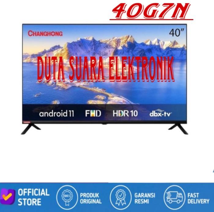 Gambar CHANGHONG L40G7N Android Smart TV 40 Inch Digtal 40G7N Frameless - TV ONLY dari Duta suara elektronik. undefined Tokopedia