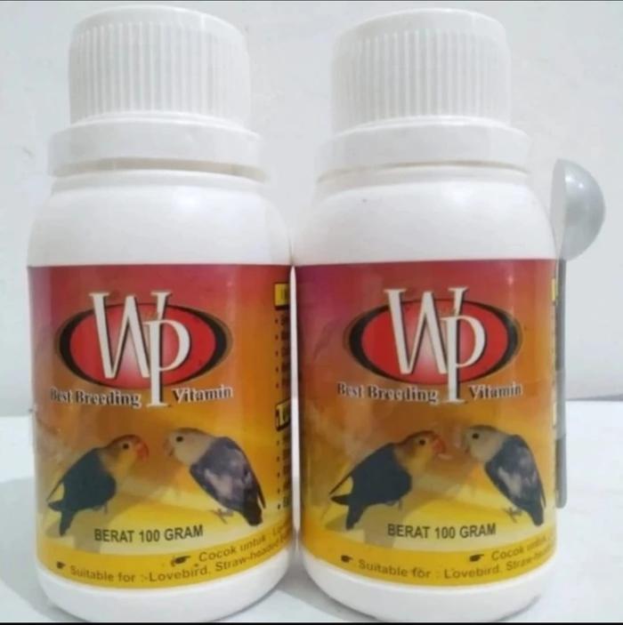 Gambar Vitamin Ternak WP Penambah Birahi Burung Parrot Lovebird Kenari Murai - 100 gr dari JAGGER AnimalKingdom undefined Tokopedia