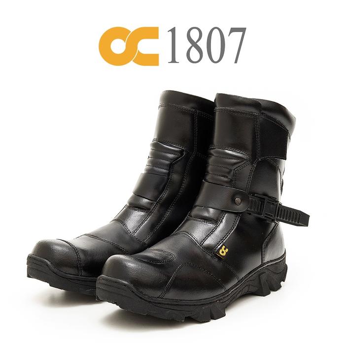 Sepatu Safety Riding Jual Sepatu Kulit Pria Safety Boots Sepatu Tring Bikers Riding Motor ...