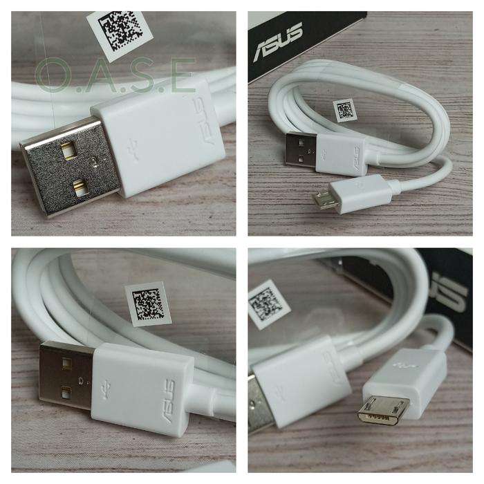 Gambar Kabel Data Asus Zenfone Max Plus (M2) ZB634KL USB Micro Fast Charging - Putih dari Oase Store_NEW undefined Tokopedia