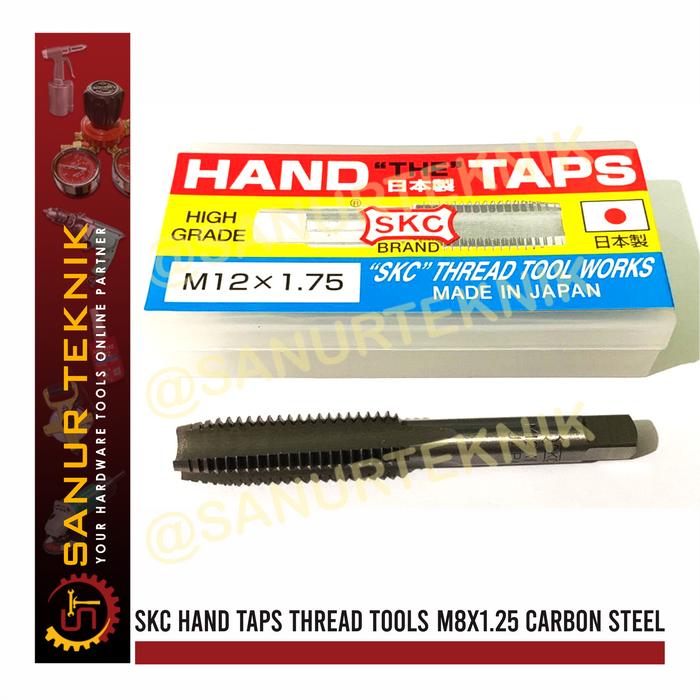 Gambar SKC Hand Taps Thread Tools / Hand Tap M8x1.25 M 8 x 1.25 Carbon Steel dari Sanur Teknik undefined Tokopedia