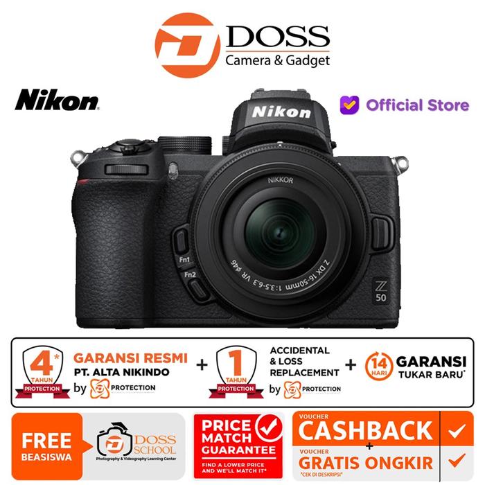 Gambar Nikon Z50 Kit 16-50mm Kamera Mirrorless GARANSI RESMI / Nikon Z50 - Z50 16-50mm dari dossjogja undefined Tokopedia