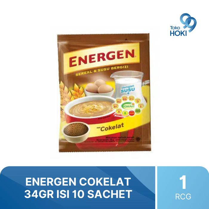Gambar ENERGEN COKELAT 34GR 1 RENCENG ISI 10 SACHET dari Toko_HOKI 99 undefined Tokopedia