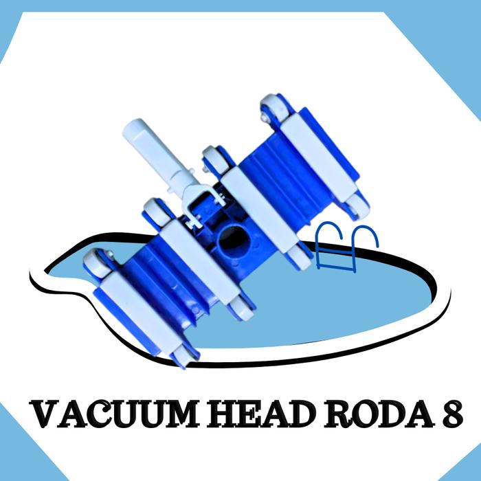 Gambar Vacuum head kolam renang 8 roda - RODA 8 dari TWPOOL undefined Tokopedia