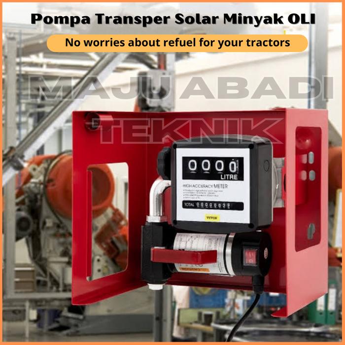 Gambar Fuel Transfer Pump DC Pompa Transper Solar Minyak OLI BBM Pertamina - Ac 220V dari MAJU ABADI TEKNIK undefined Tokopedia