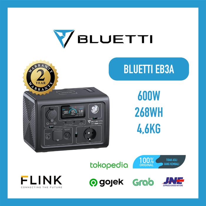 Gambar BLUETTI EB3A Portable Power Station 600W 268Wh dari Flink Online undefined Tokopedia