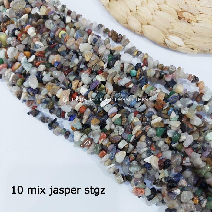 Gambar NEW COLOR Stone bead/batu kerajinan/ DIY / Stone strand jewelry - 10 MIX  dari Toko Shalom Accessories undefined Tokopedia