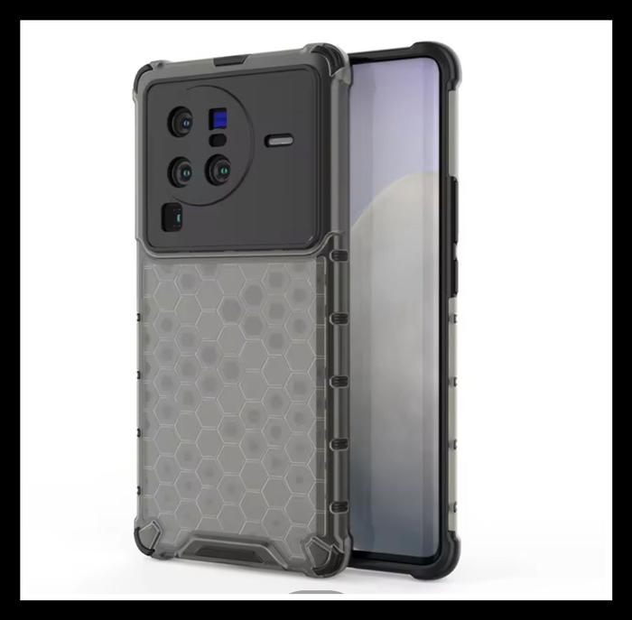 Gambar VIVO X80 / X80 PRO 5G CASE HONEYCOMB ORIGINAL HARDCASE SOFT COVER PC - GREY, VIVO X80 PRO 5G dari Markas acc 88 undefined Tokopedia