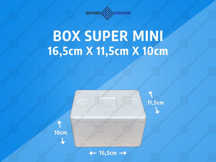 Gambar Box Styrofoam Kecil Box Sterofoam - SUPER MINI dari Gudang-Foam undefined Tokopedia