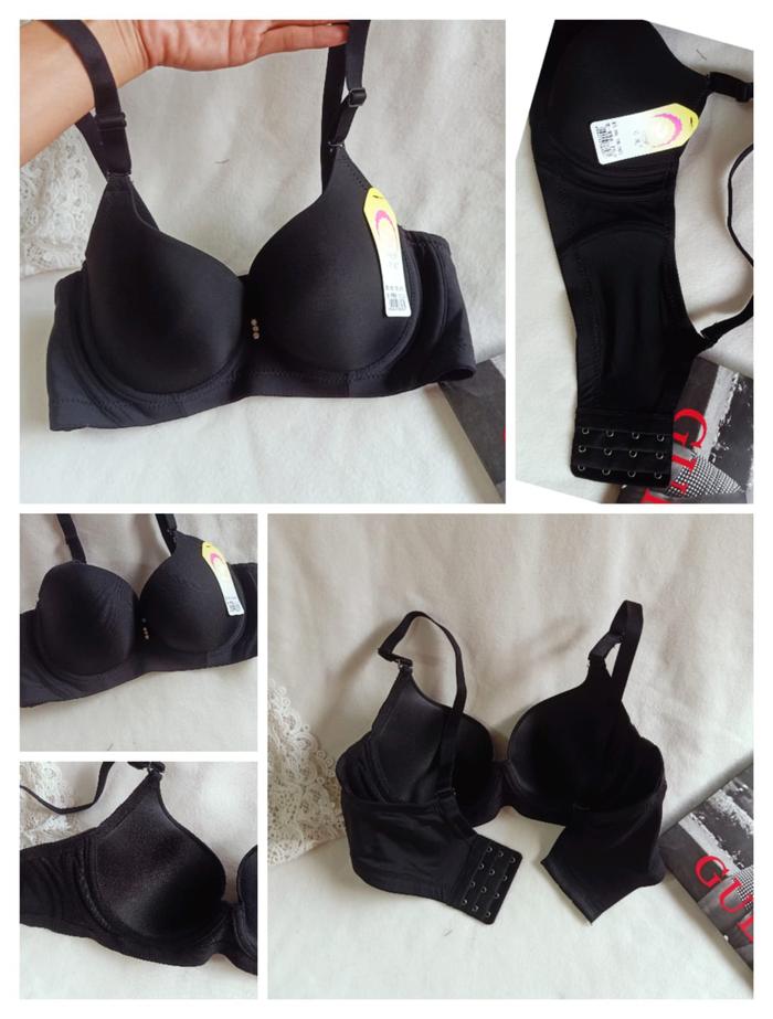 Gambar BH 8803 XT3 - BRA KAWAT CUP C KAIT 4 BUSA KETEBALAN SEDANG - Hitam, 34 dari Ella'secret undefined Tokopedia