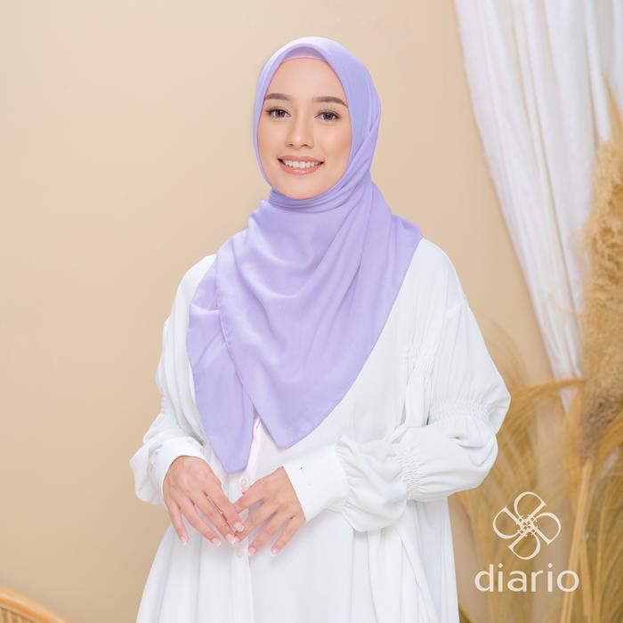 Gambar Diario - Hijab Wanita Paris Plain Scarf Voal - Lilac dari Diario undefined Tokopedia