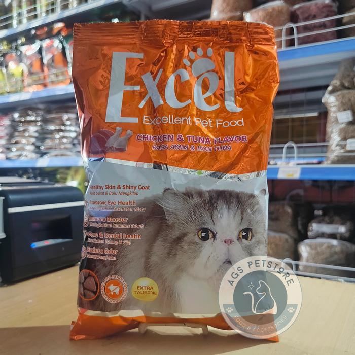 Gambar Excel Cat Dry Food 500gr - Makanan Kering Kucing - Chicken Orange dari AGS PETSTORE undefined Tokopedia