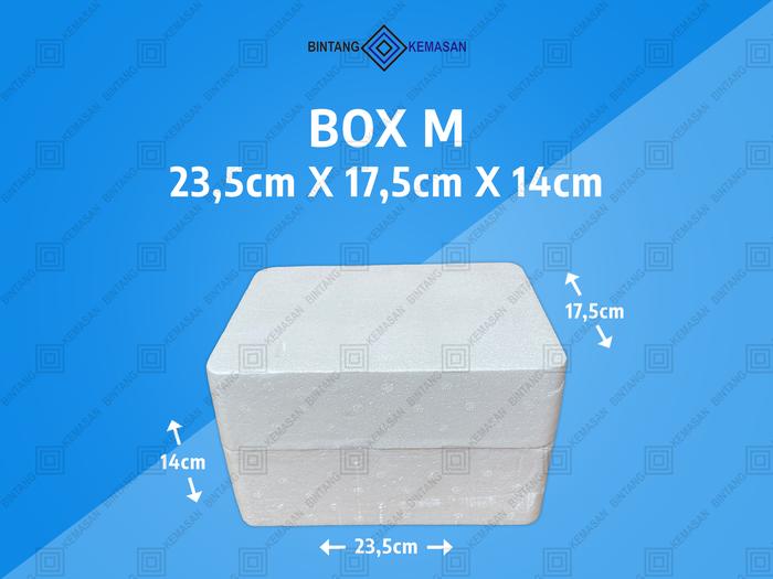 Gambar Box Styrofoam Kecil Box Sterofoam - M dari Gudang-Foam undefined Tokopedia