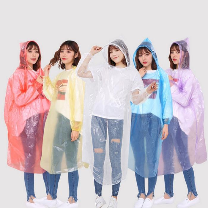Gambar Disposable Raincoat Rain Coat Jas Hujan Sekali Pakai Event Konser - RANDOM dari INI Warehouse undefined Tokopedia