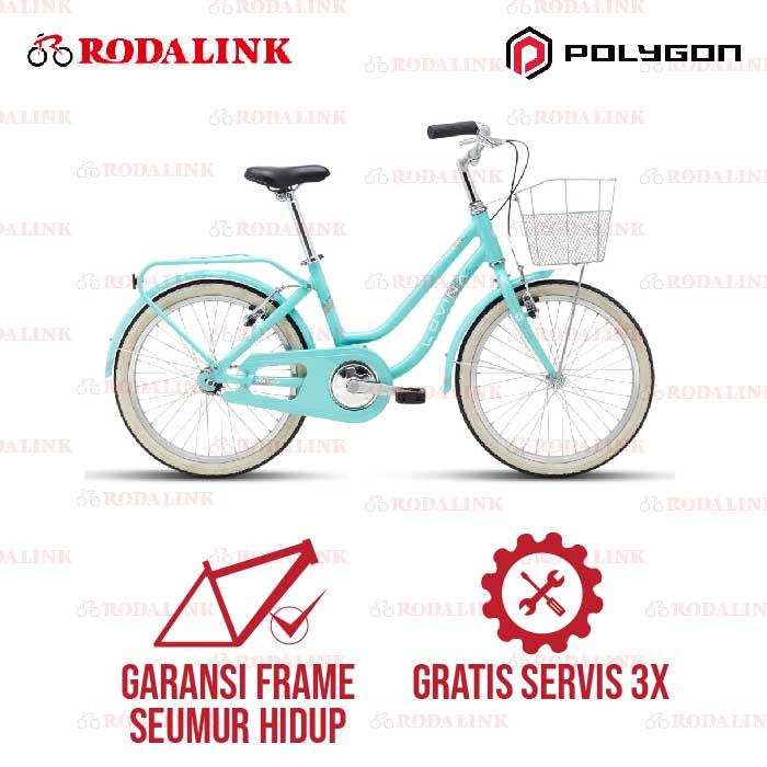 Gambar Polygon Sepeda Anak Wanita Lovina 20" | Sepeda Anak Keranjang CTB - Hijau dari Rodalink Indonesia undefined Tokopedia