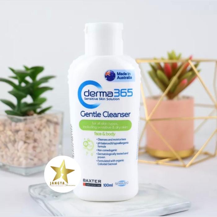Gambar Derma 365 Gentle Cleanser 500ml Sabun Pembersih Muka For All Skin Type - Cleansr 100ml dari JANGTA Skincare undefined Tokopedia