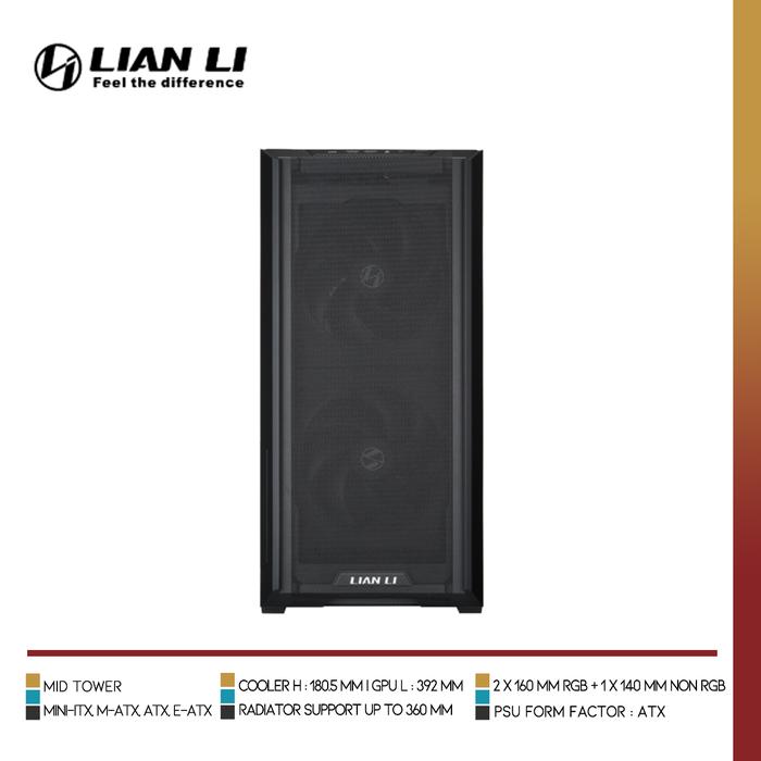 Gambar LIAN LI LANCOOL 216 | Mid-tower chassis - Black dari Nano Komputer undefined Tokopedia