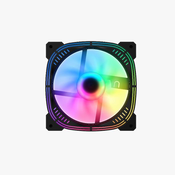 Gambar Fan Casing Gaming 12cm ARGB RAPTOR FAN STARLITE - Hitam dari 3 Power Up Official undefined Tokopedia